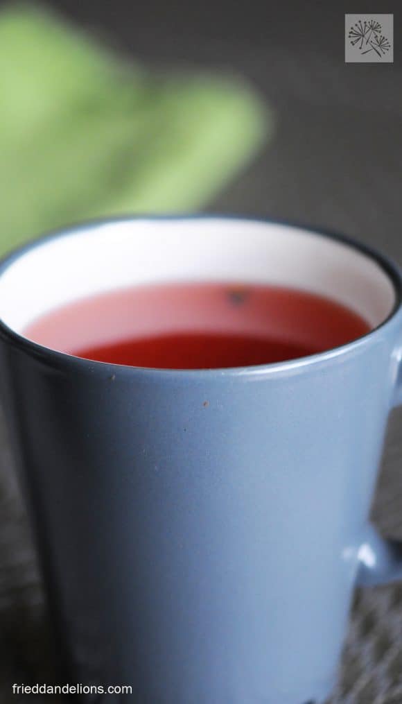 Blood Orange Tea — Fried Dandelions — Plant Based Recipes