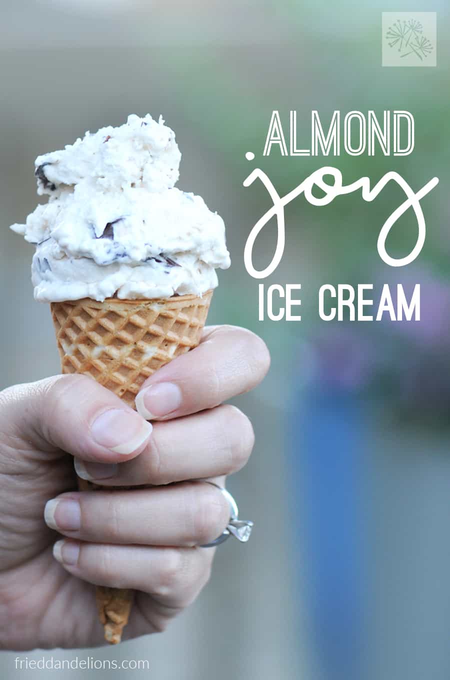 Almond Joy Ice Cream — Fried Dandelions — Plant Based Recipes