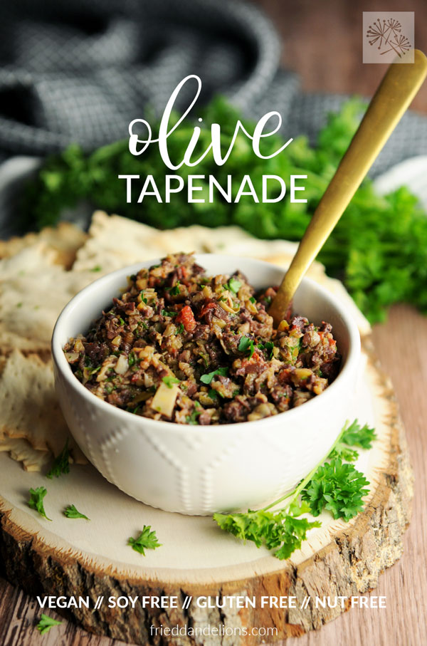Olive Tapenade — Fried Dandelions — Plant Based Recipes