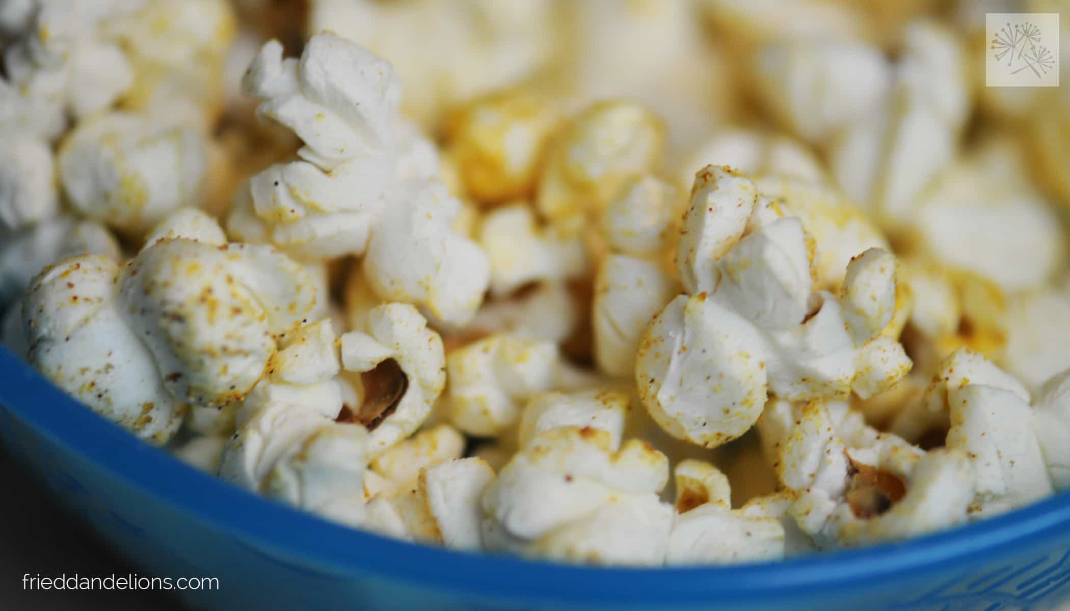 Seasoned Popcorn — Fried Dandelions — Plant Based Recipes