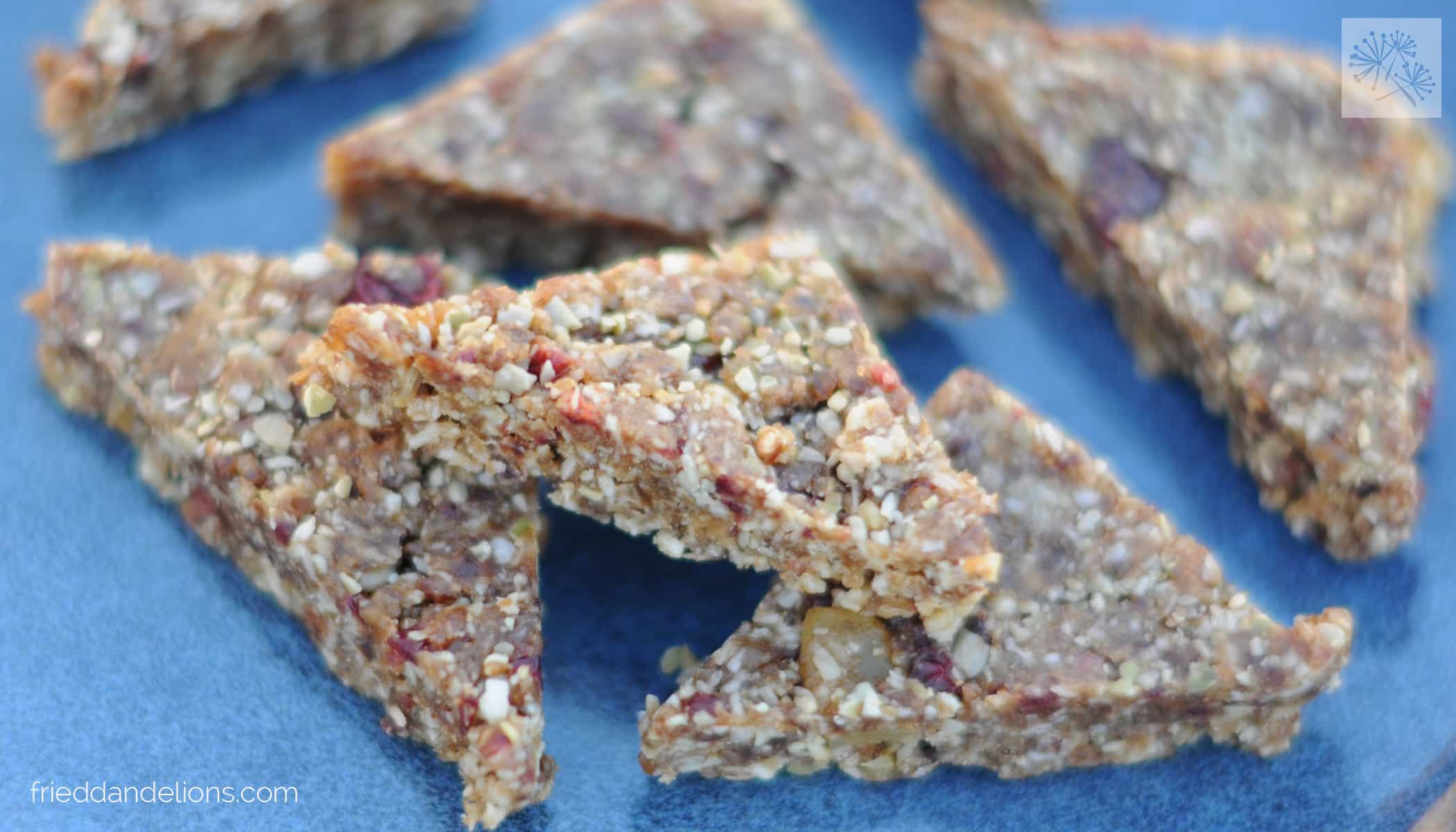 Pumpkin Seed Bars — Fried Dandelions — Plant Based Recipes