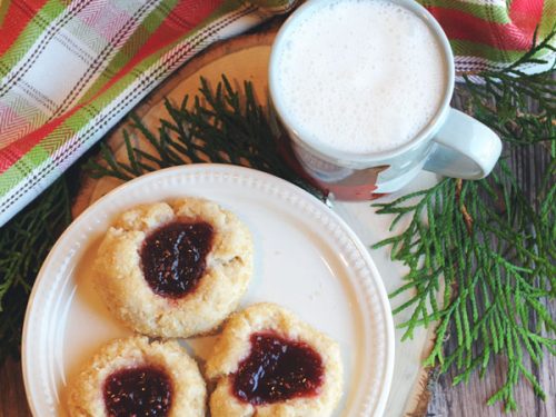 Vegan Thumbprint Cookies — Cookies for Santa — Fried Dandelions