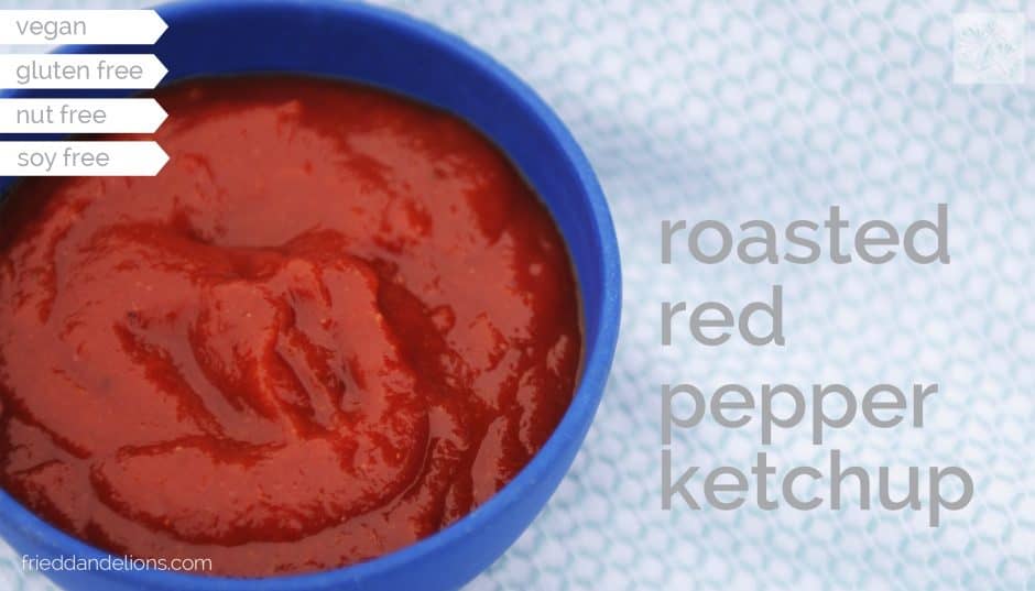 Roasted Red Pepper Ketchup + Interview with Renee Press of Fire and