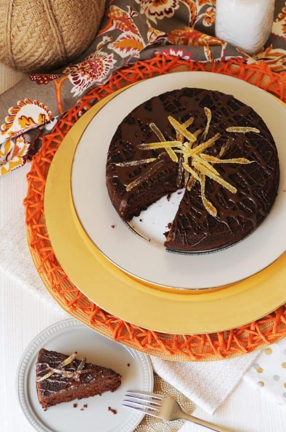 fried dandelions // pumpkin chocolate cake with ginger
