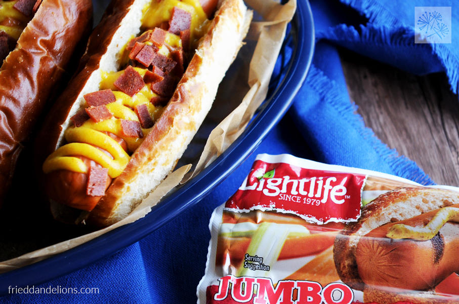 Bacon Cheese Dogs — Totally Vegan! — Fried Dandelions — Plant Based Recipes