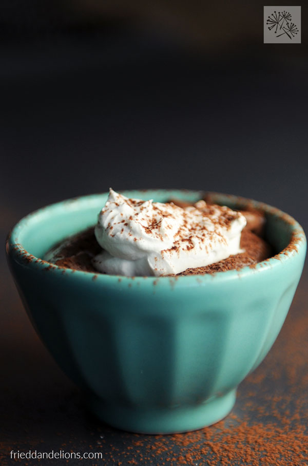 Vegan Chocolate Mousse — Fried Dandelions — Plant Based Recipes