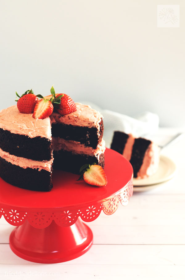 vegan-chocolate-birthday-cake-14 - Fried Dandelions — Plant Based Recipes