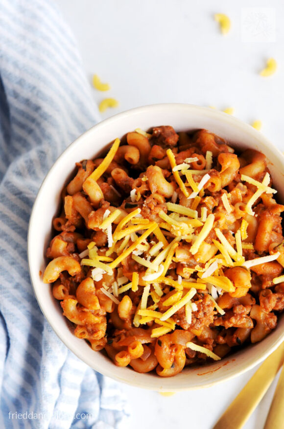 Vegan Hamburger Helper — 30 Minute One Pot Meal — Fried Dandelions